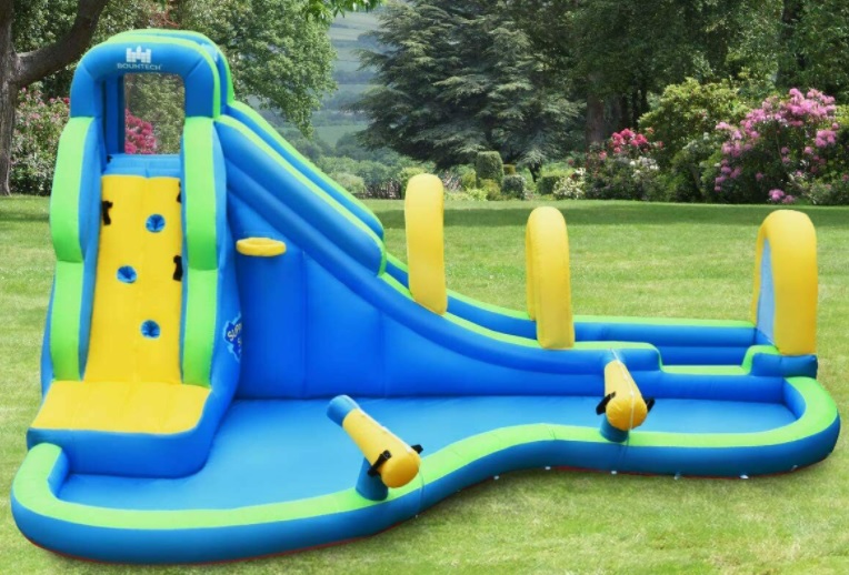 Hüpfburg Super Slide mit Wasserrutsche